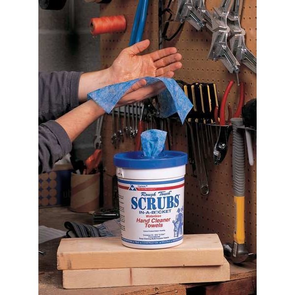 Scrubs 42272 Hand Cleaning Towels, 10 In X 12 In, Scrubs-In-A-Bucket, 72