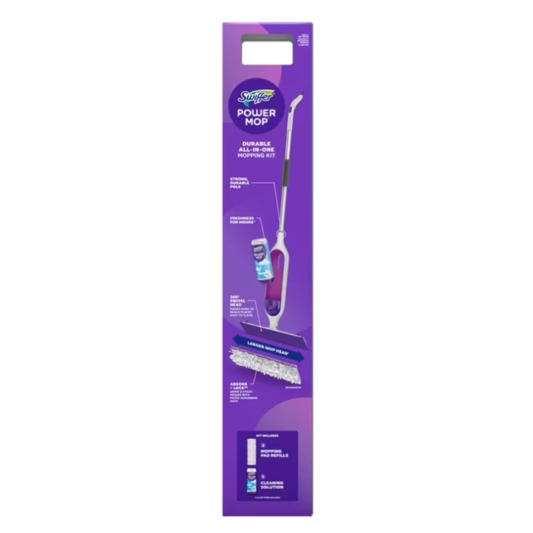 Swiffer Power Mop, Floor Cleaner, Tile, Vinyl, Laminate, Wood, Floor Cleaner,New