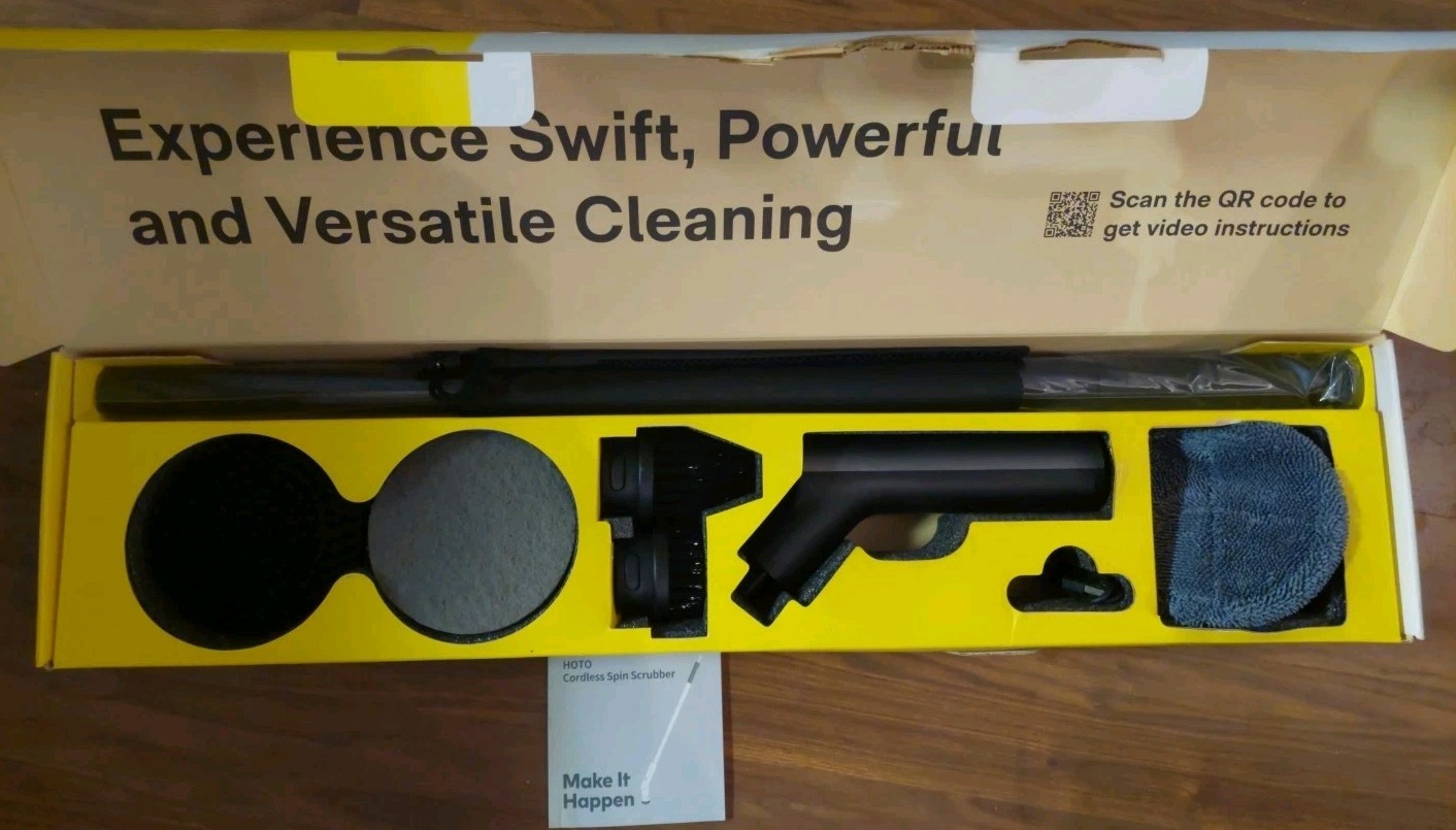 🧼 HOTO Cordless Spin Scrubber – Open Box / New!