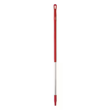 Vikan 29354 51″ Color Coded Handle, 1 1/4 In Dia, Red, Aluminum