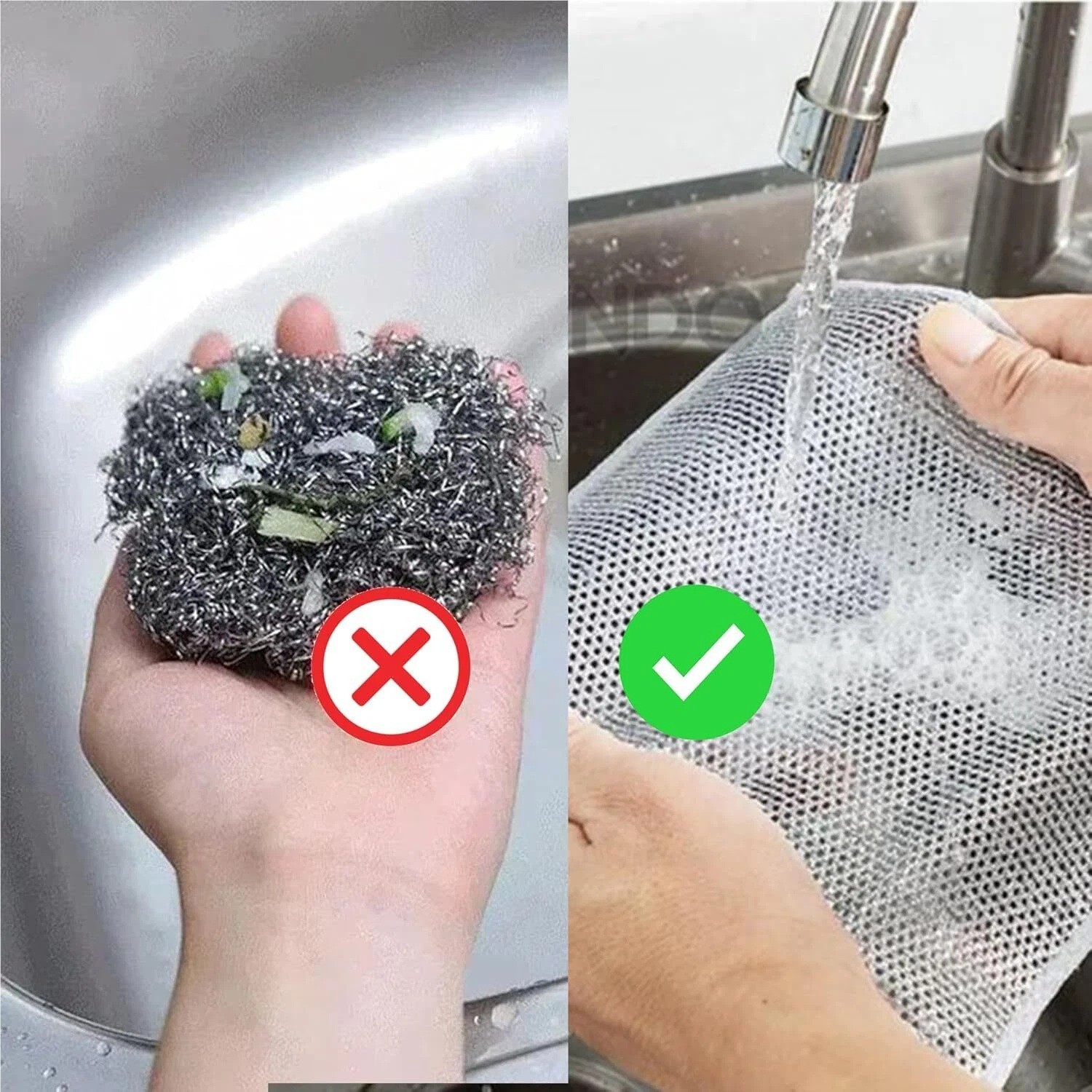 10/20 Pcs Double-Layer Anti-Scratch Cleaning Cloth Wet & Dry Multi-Purpose