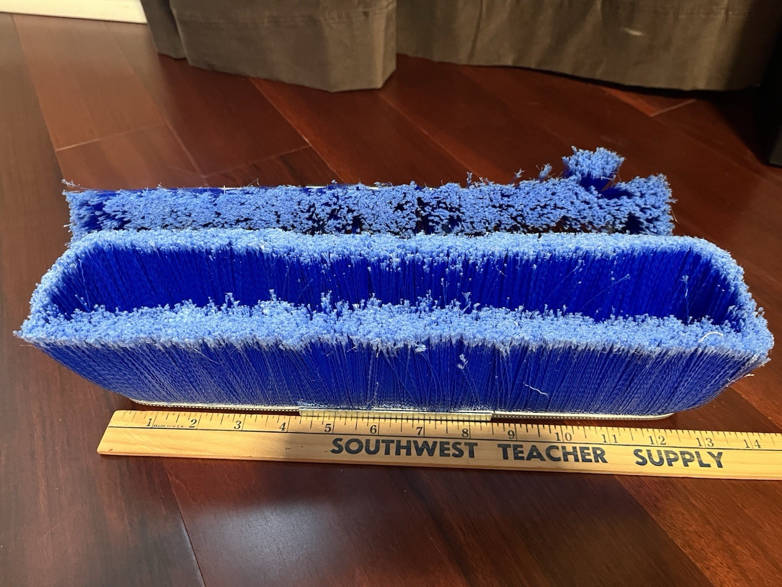 Bruske Blue Broom Replacement 13in Brush Head New Without Box