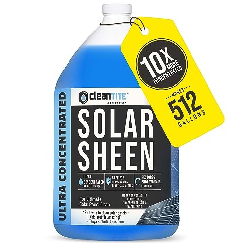 1 Gallon Solar Panel Cleaner – Super 128 Fl Oz – 1 Gallon – 1 Pack