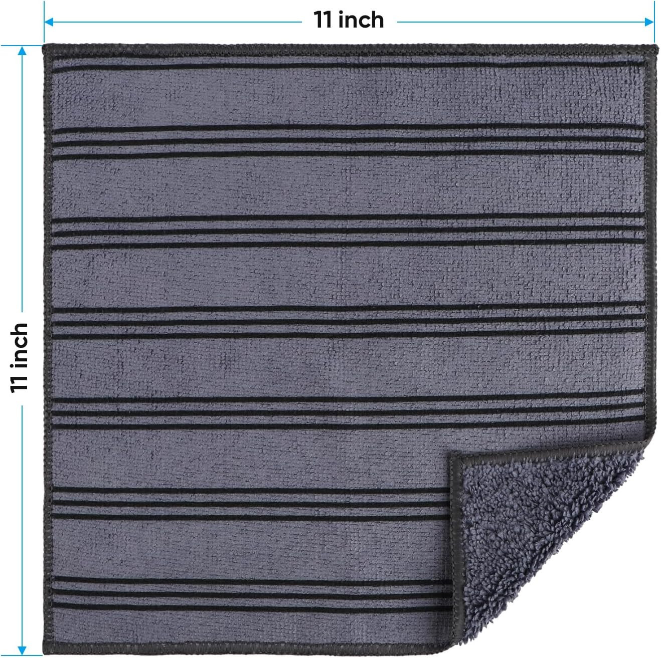 Microfiber Cleaning Cloth, Kitchen Towels 12 Pack, Lint Free, Scratch-Free