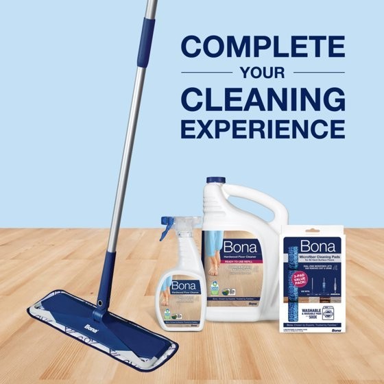 4 pack – Bona Hardwood Floor Cleaning Solution Spray, Unscented, 22 fl oz