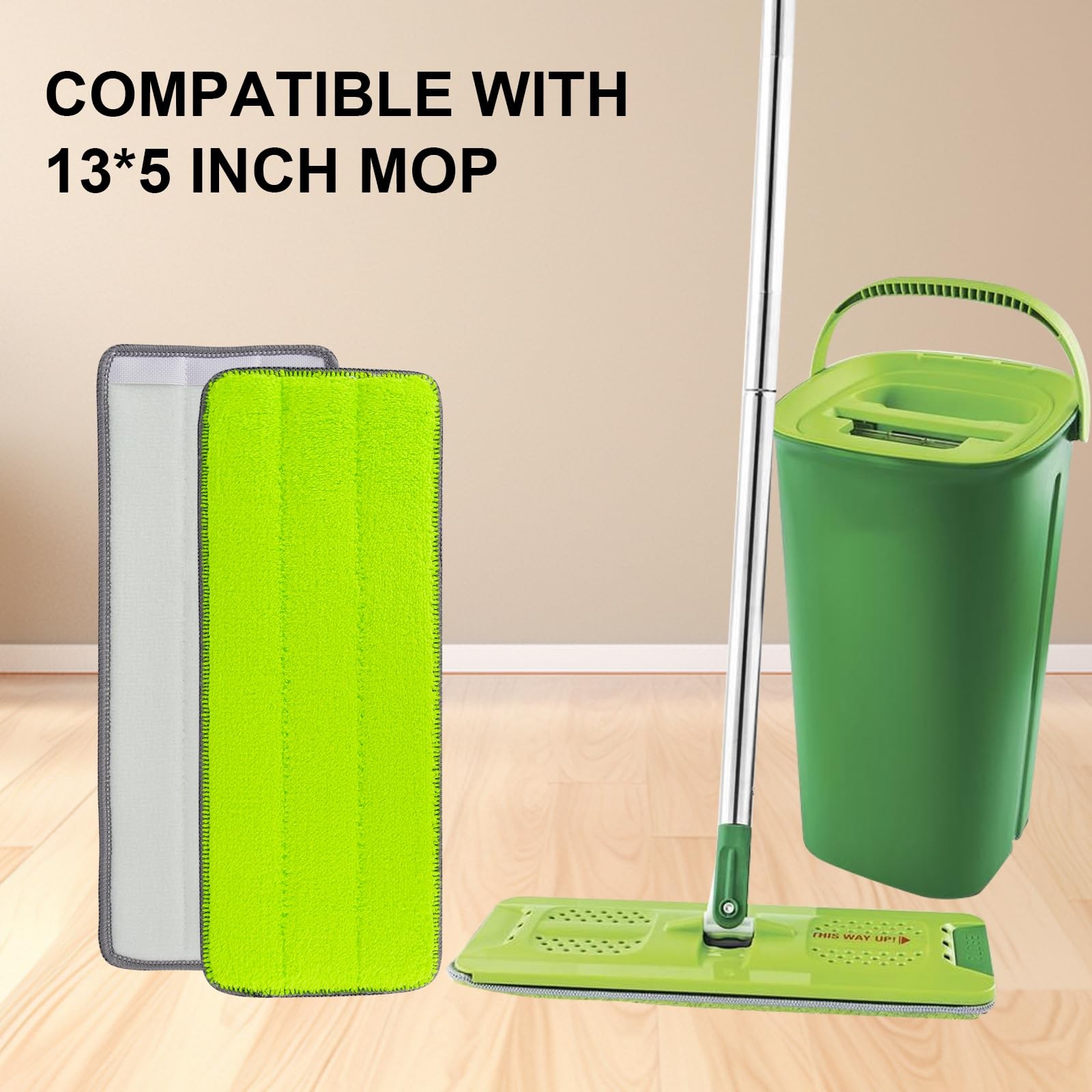 Replacement Microfiber Mop Pads for Libman Rinse ‘n Wring and 12 Pack