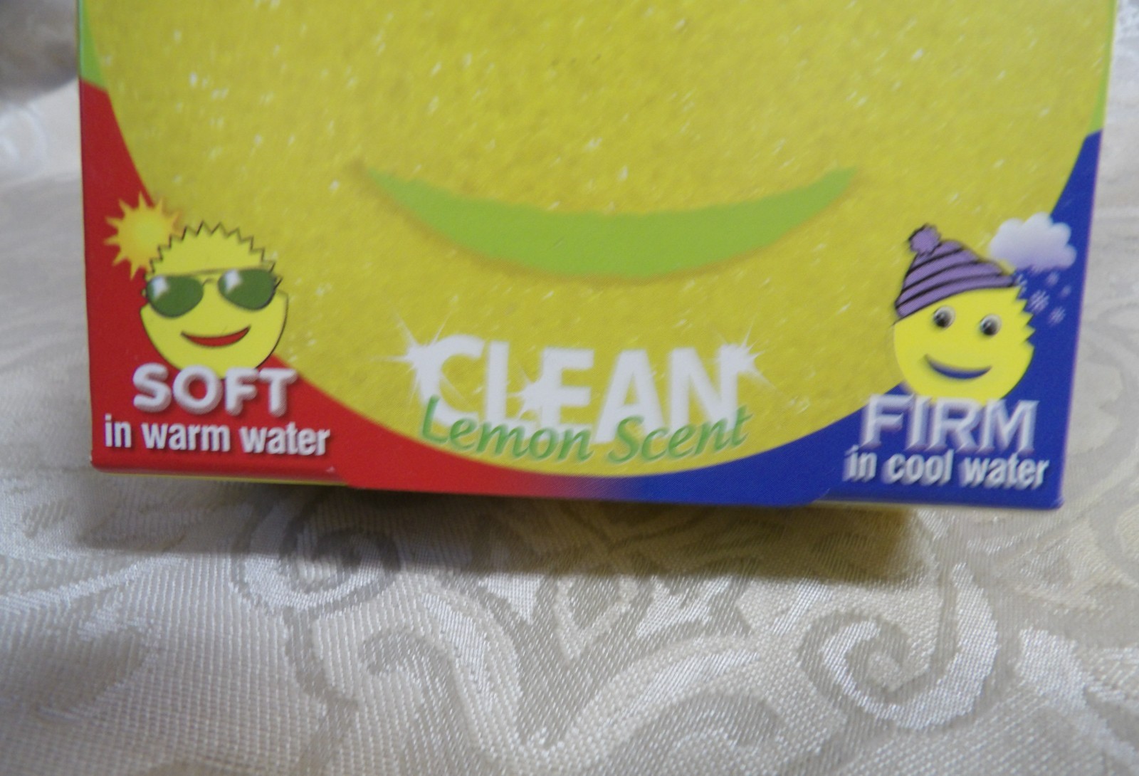 New! Lot 3 Vintage Scrub Daddy Lemon Scent Sponge Made in Germany