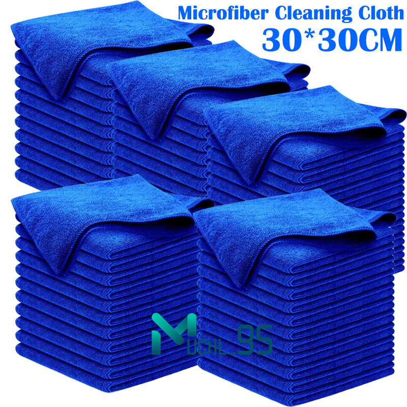 Reusable Microfiber Cleaning Cloth Towel No-Scratch Rag Car Polishing Detailing