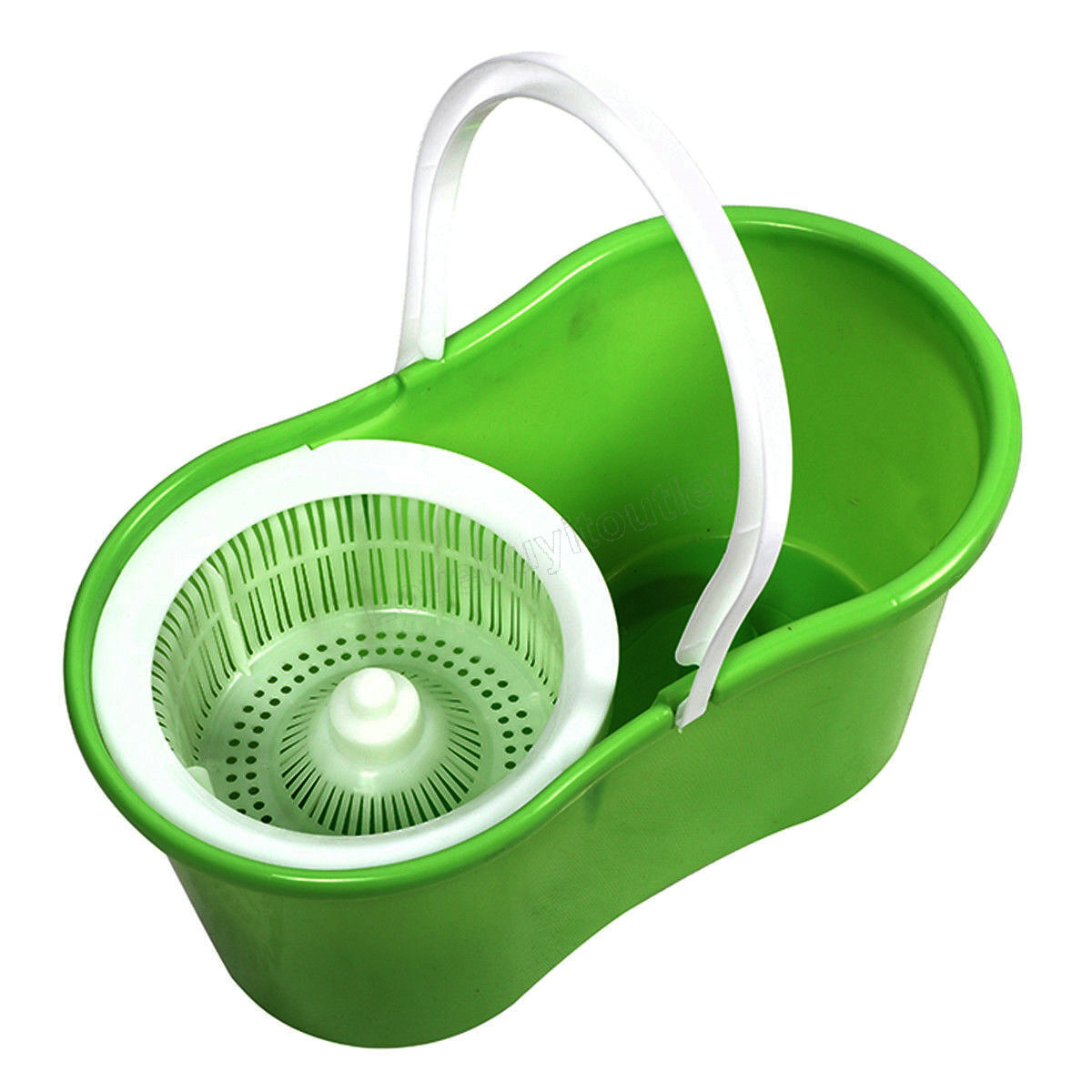 Easy Wring Spin Mop&Bucket System 2 Microfiber Mop Head Blue Green Purple