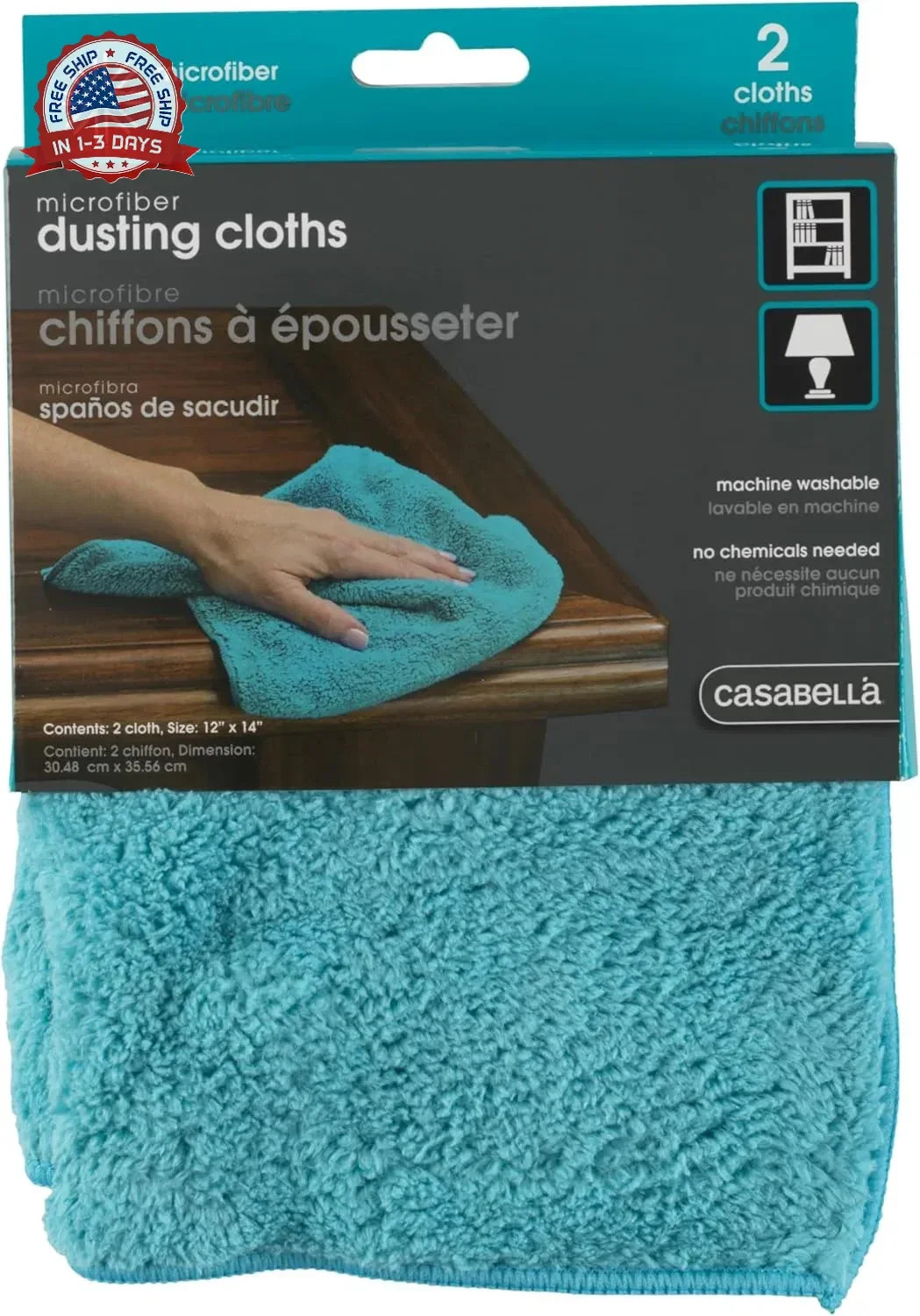 Casabella Microfiber 12″ x 14″