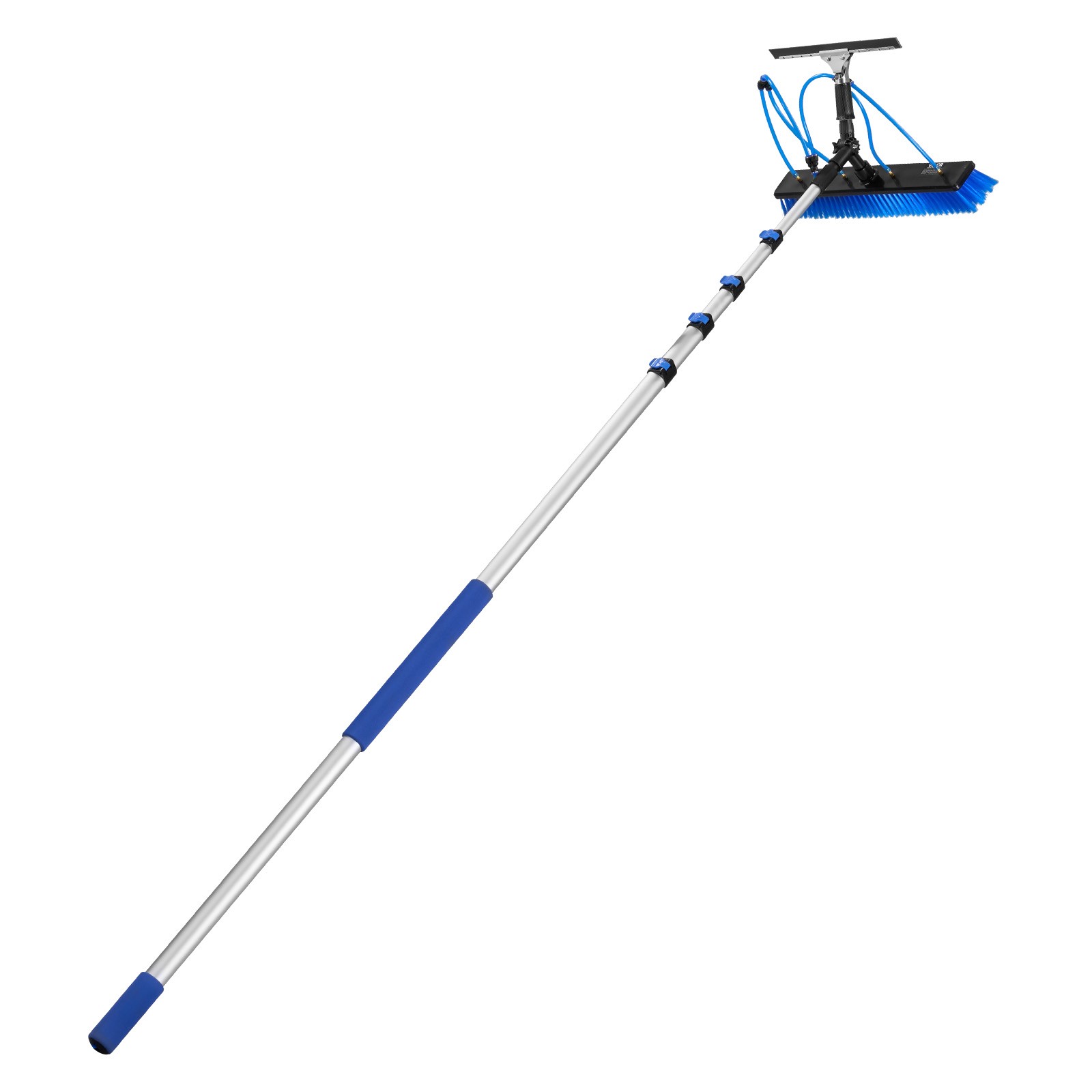 VEVOR Solar Panel Cleaning Kit Water Fed Pole Kit 26 ft with Brush and Squeegee