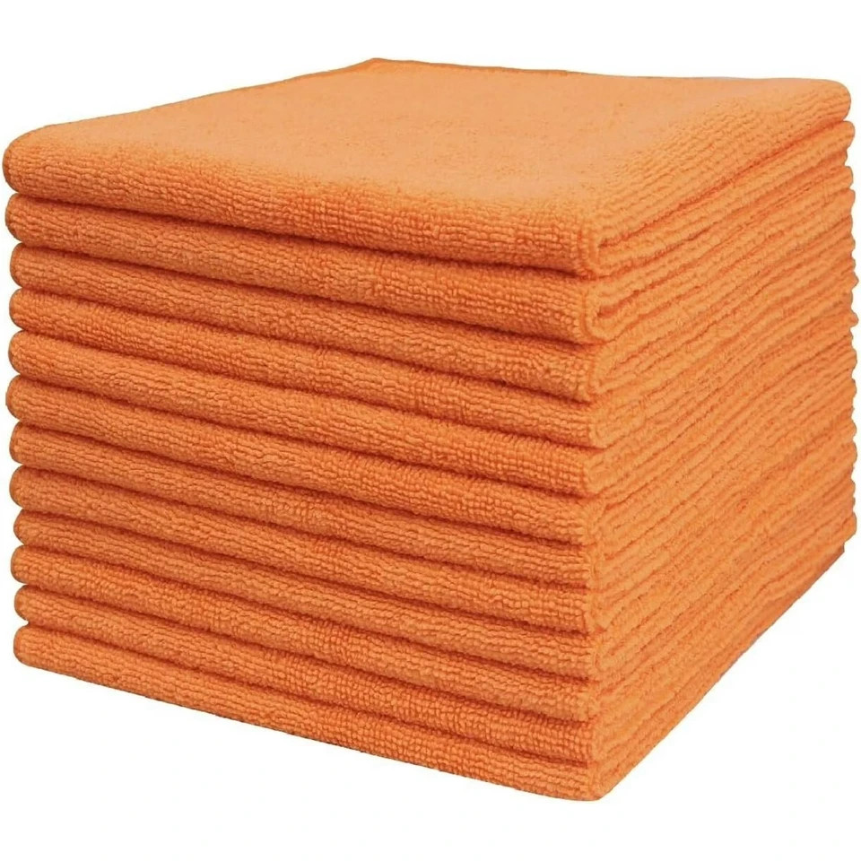 Microfiber Cleaning Cloth 16×16 Car Polishing No Scratch Detailing 12 Pac 400GSM