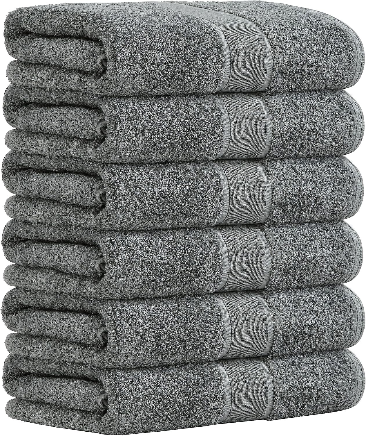 Bath Towels, 27x54inch – Natural, Ultra Absorbent Towels for Bathroom, Travel,