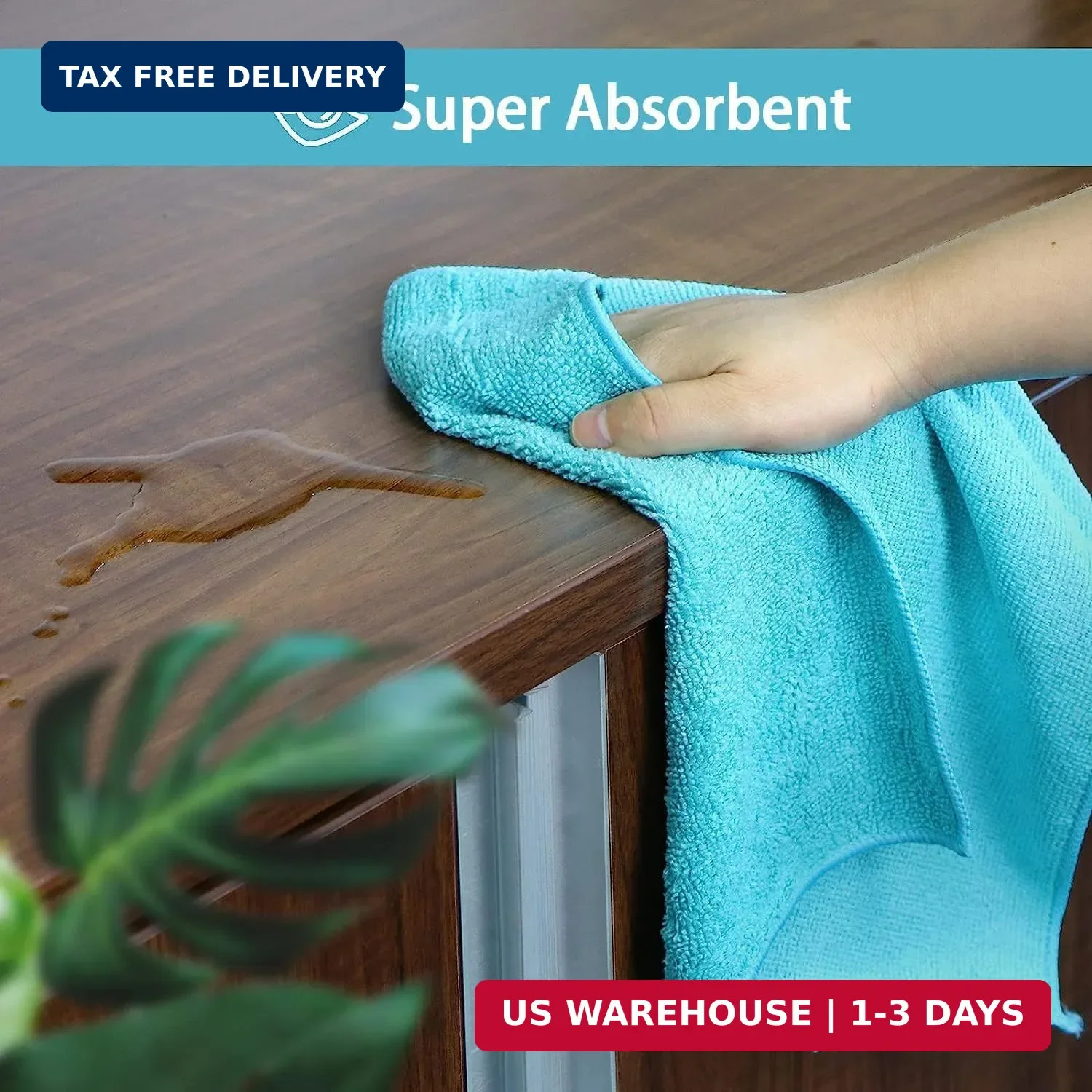 Microfiber Cleaning Cloth 12 Pack Reusable Towels Multi Color 11.5×11.5