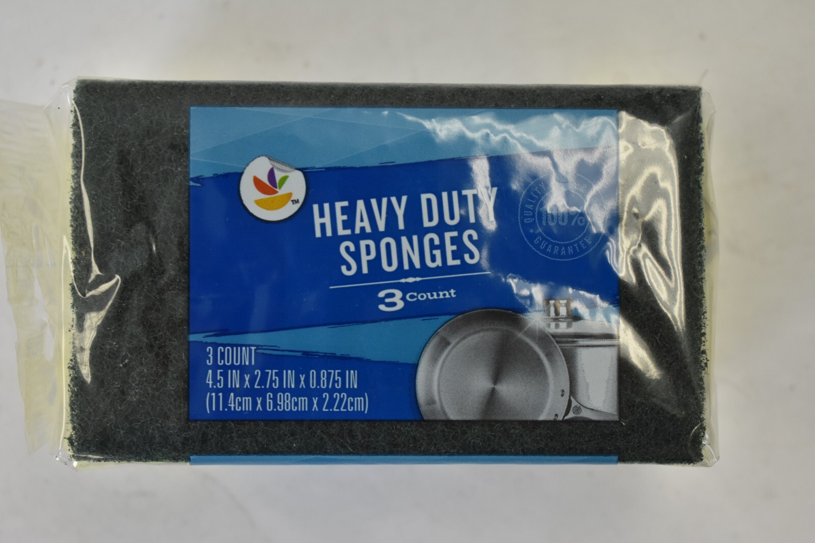 Lot of 24 Packs House Kitchen Heavy Duty Scrubbing Sponges 4.5″ x 2.75″ x .875″