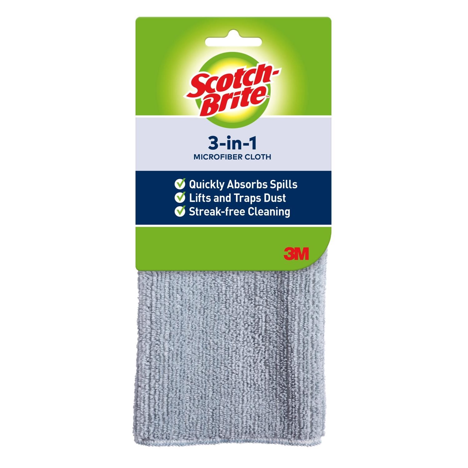 Scotch-Brite 9026-WC Microfiber Non-Scratch Dusting Cloth 12 W x 14 L in.