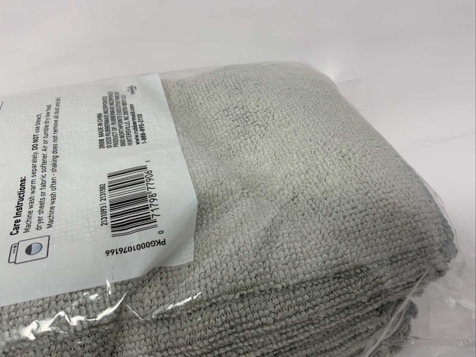Rubbermaid Multi-Purpose Microfiber Cloth Towels 24 Pack 14″x 14″ Non-Scratch