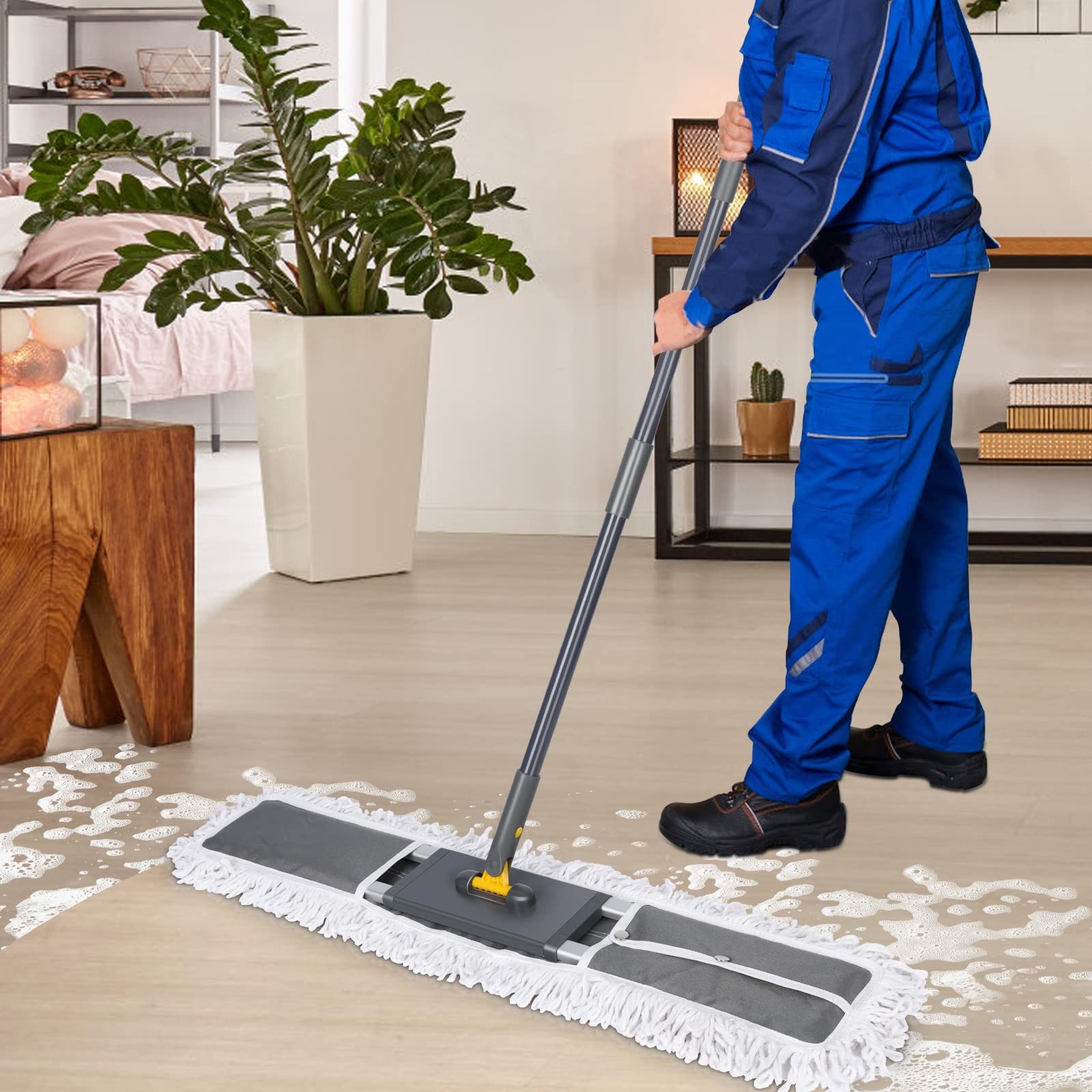 MASTERTOP 36″ Professional Industrial Dust Mop for Floor Cleaning, Heavy Duty…
