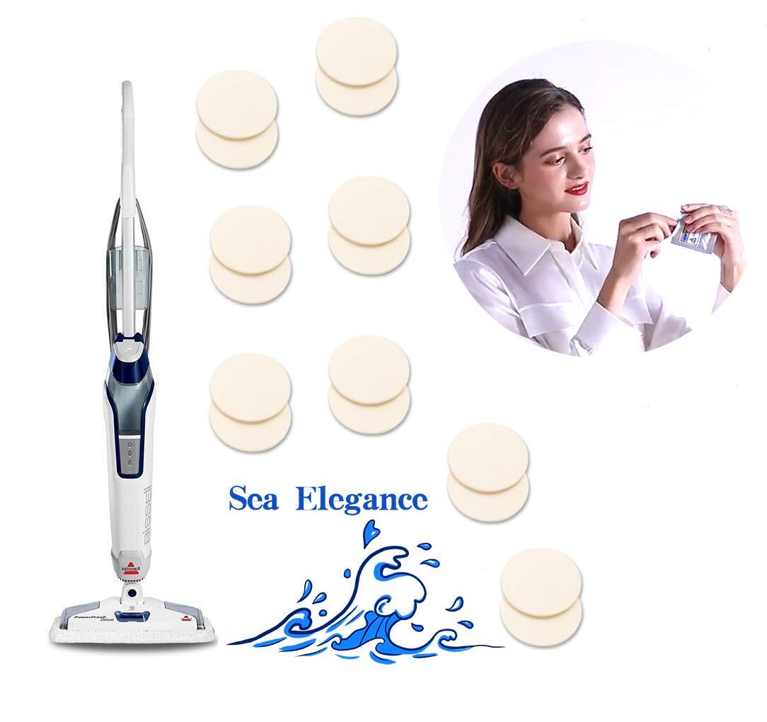 16 Pack Steam Mop Scented Discslemon Scent Compatible With Bissell Powerfresh