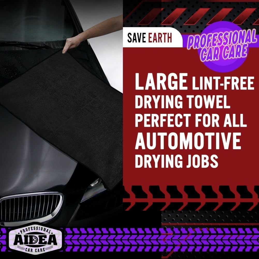 Professional-Grade Car Drying Towels 2PK – Soft, Durable, and Multi-Purpose