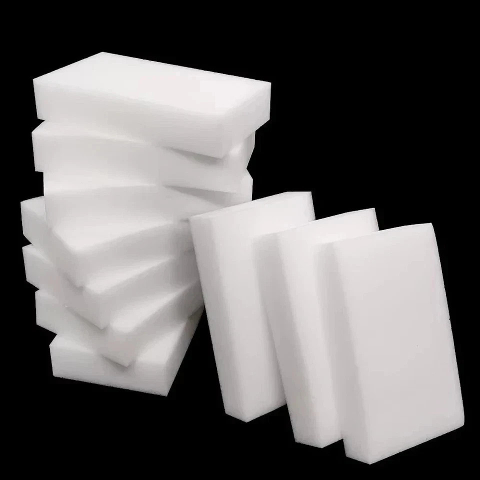 100 PCS Sponge Eraser BULK PACK Melamine Cleaning Foam 3/4″ Thick Kitchen Bath