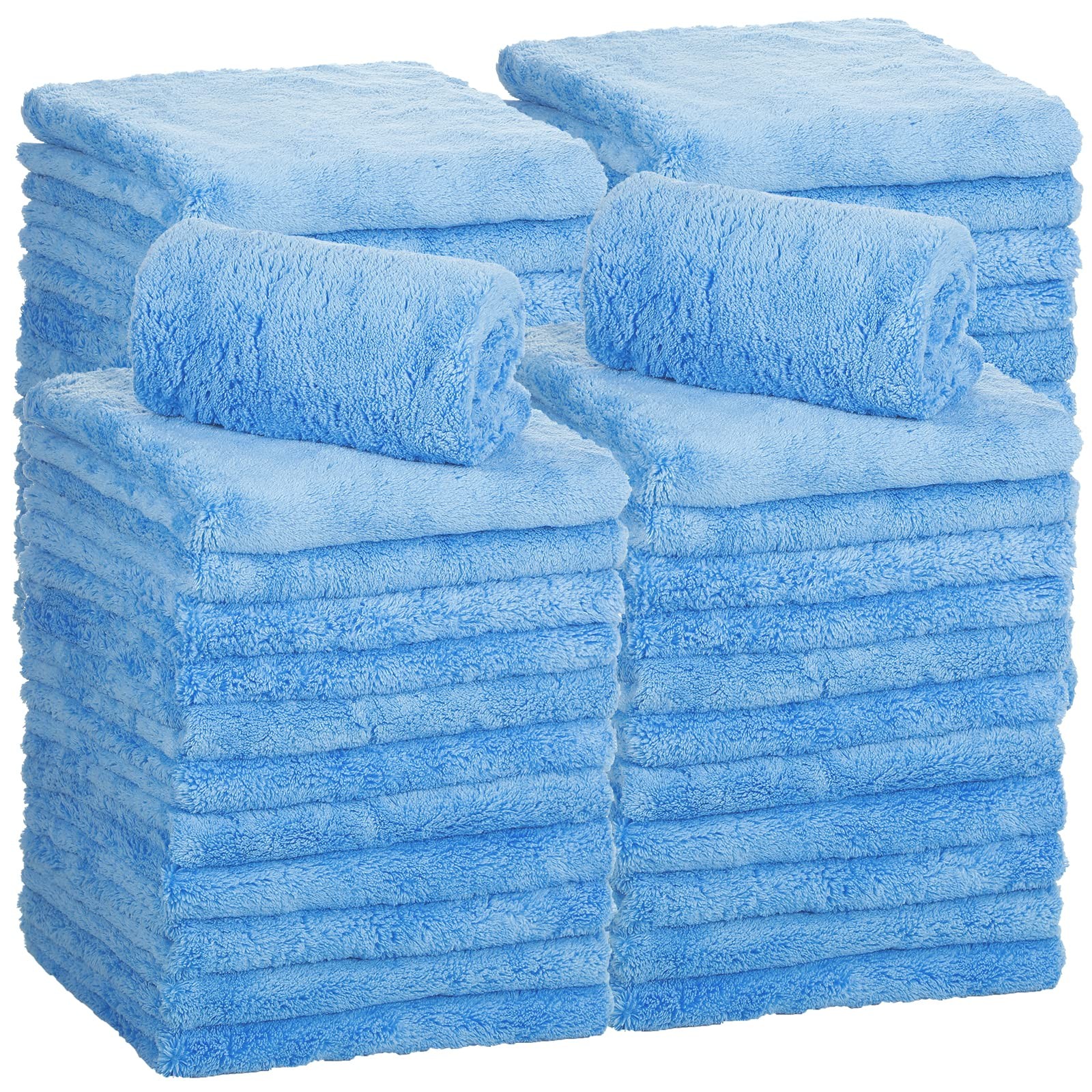 30 Pcs 16 × 16 Inch Microfiber Towels for Cars, 500 GSM Edgeless Plush Car De…