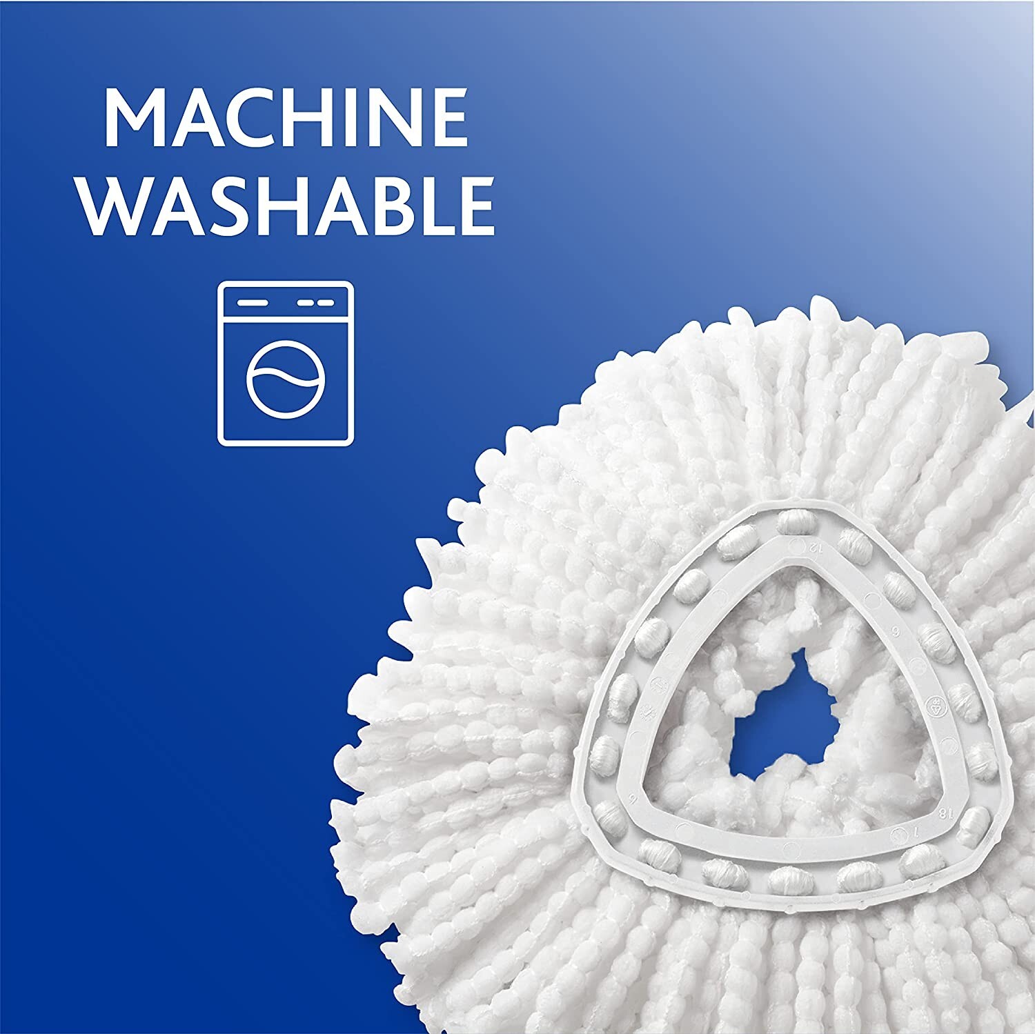 O-Cedar Easy Wring Spin Mop Refill, 1 Count (Pack 6)