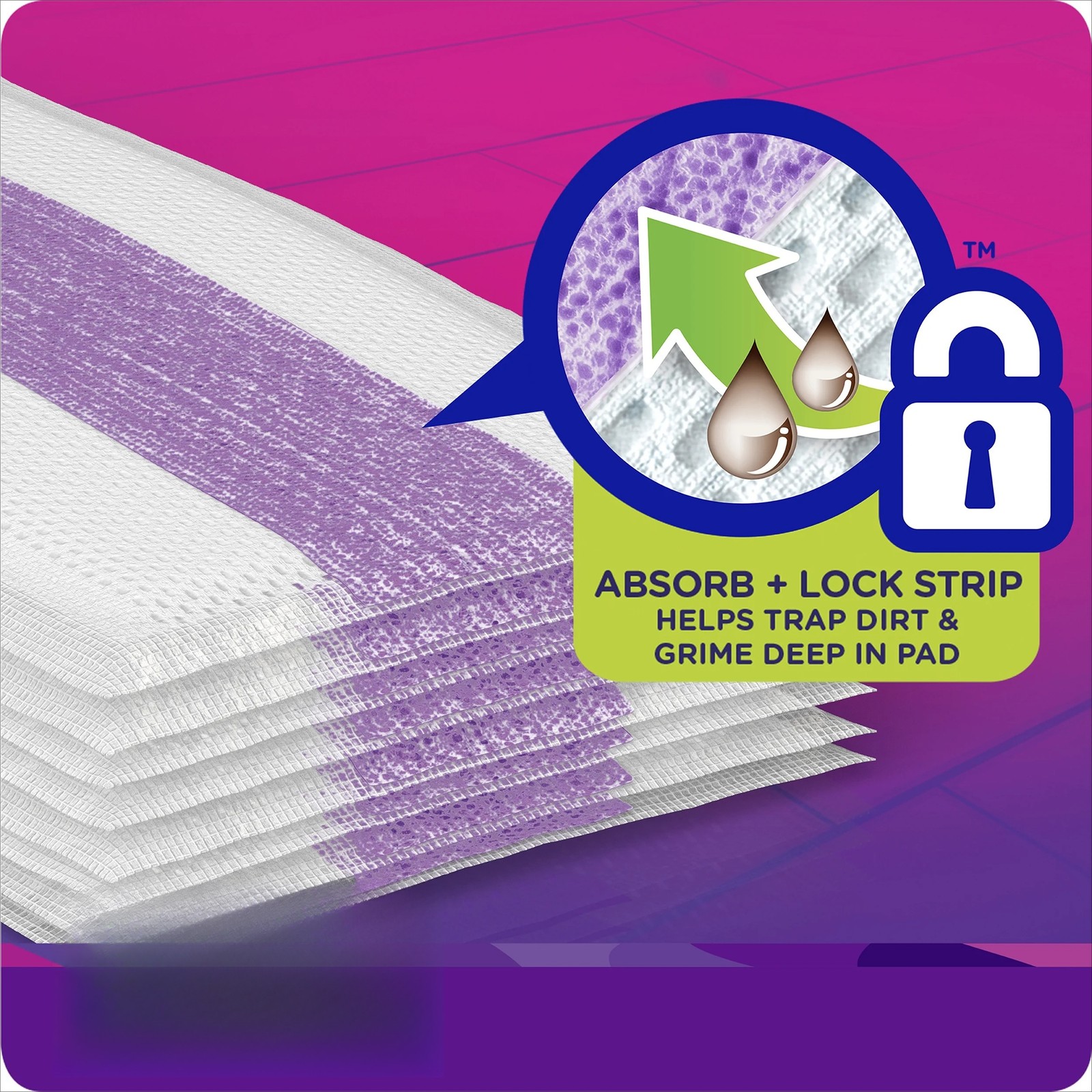 Wet Jet Pad Refill, Unscented, 24 Count