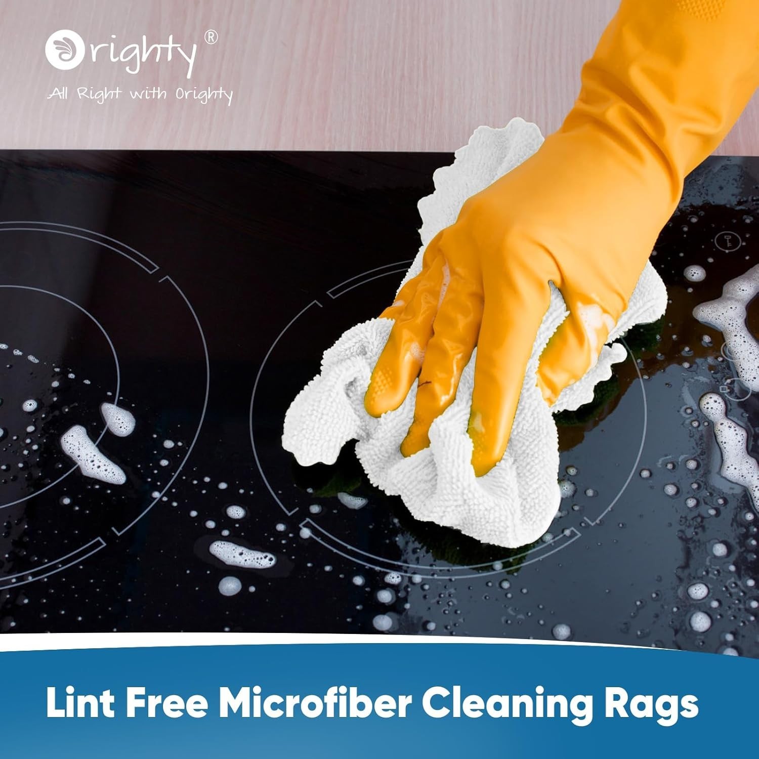 Versatile 75-Pack Microfiber Cleaning Rags – Perfect for Home & Automotive Use