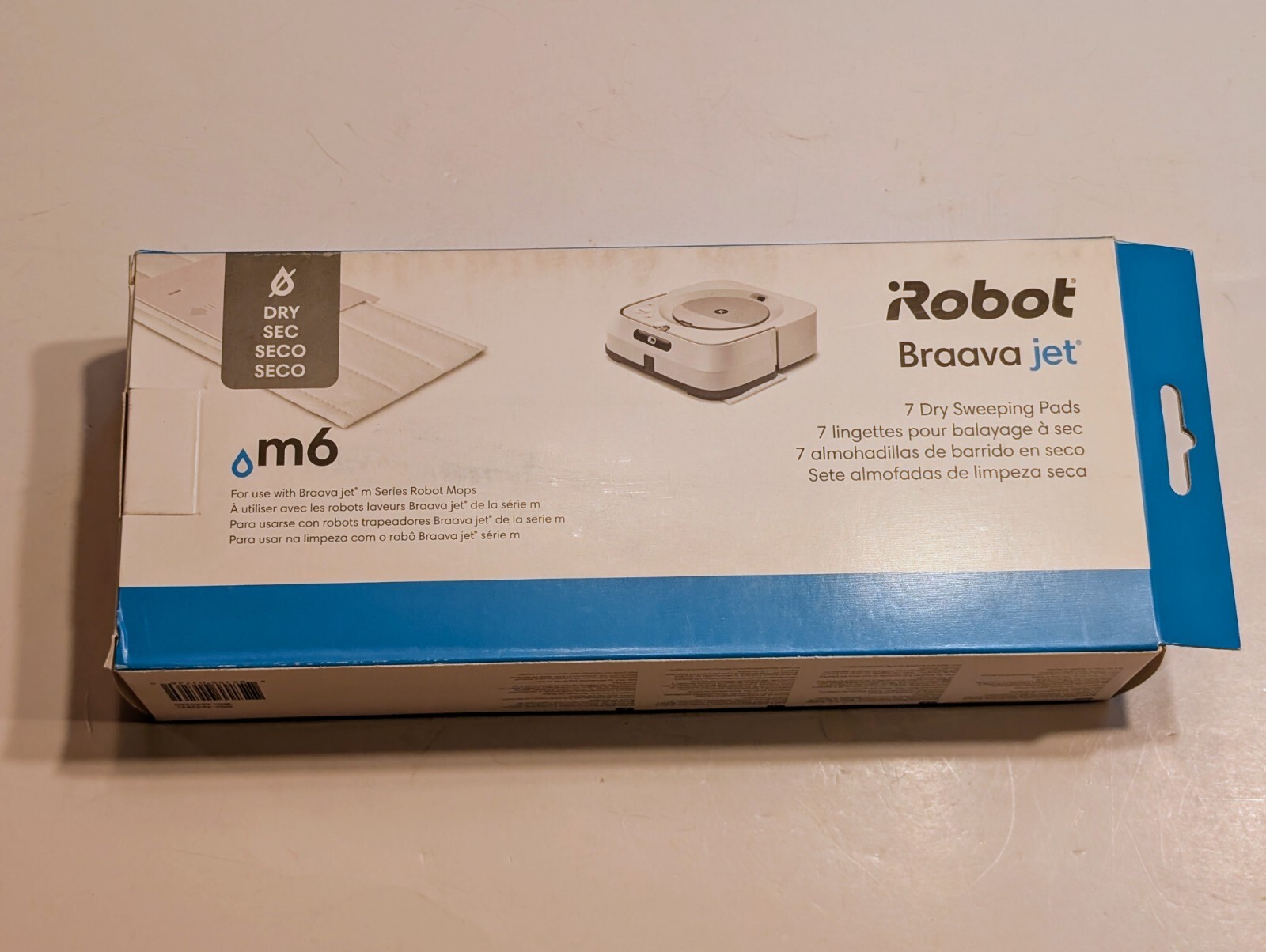 IROBOT 7-PACK! Braava Jet 7 Dry Sweeping Pads Series M6 OEM 4632821 (New)