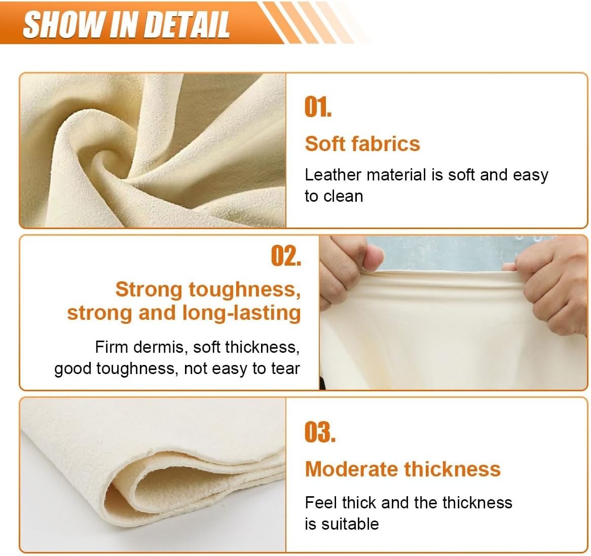 Super Soft Chamois Towel 19.68” for Effortless Vehicle Care & Maintenance