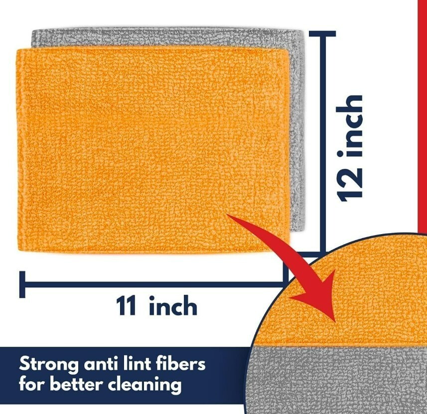 Microfiber Cleaning Cloth Micro fiber Towel Ultra Absorbent Rag Streak Lint Free