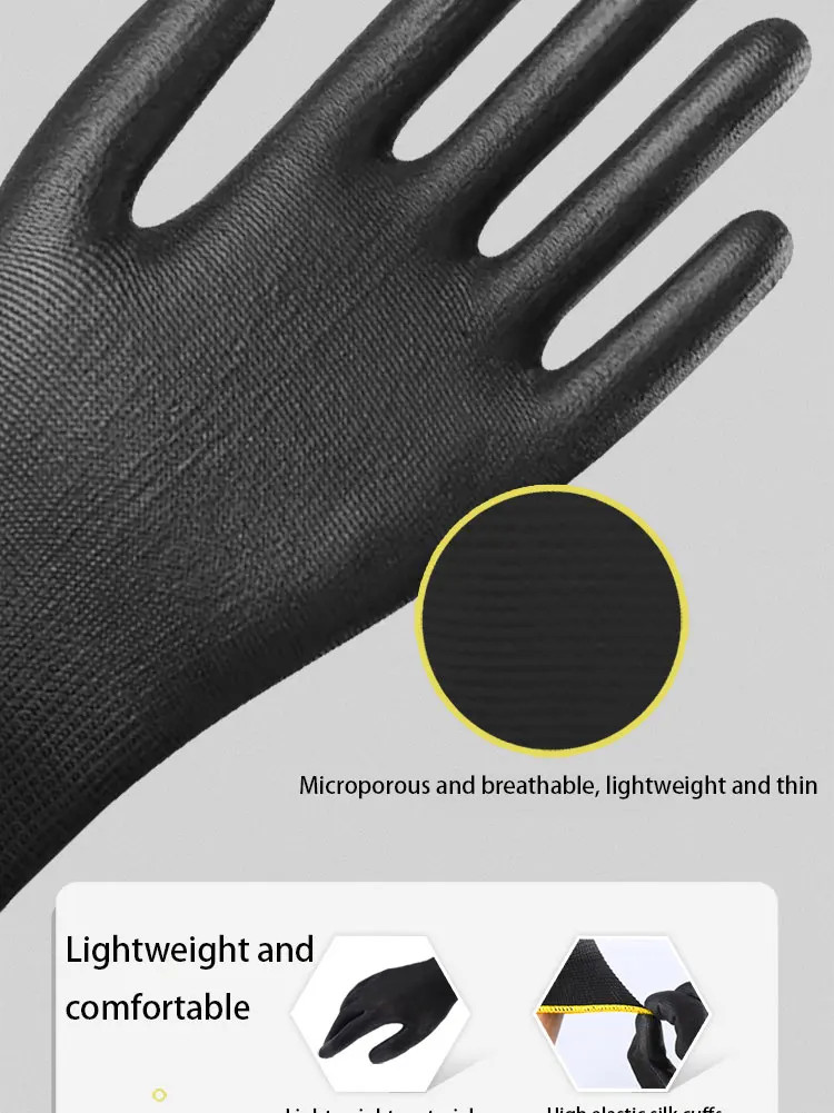 Electric Shock Safety Gloves Anti Static Insulation Electrician Work 3PCS Glove