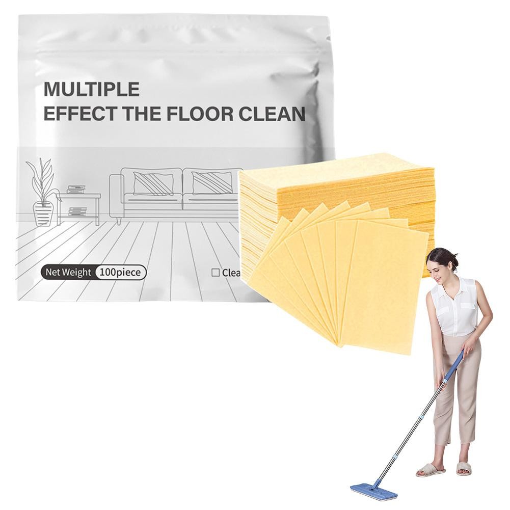 Water Soluble Floor Mopping Sheets for Hardwood Tile Laminate Marble Floors