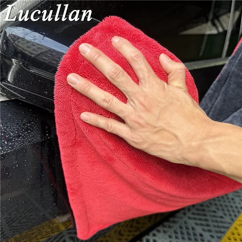Lucullan 60x90cm Microfiber Drying Towel 1300GSM Premium Detailing Cloth