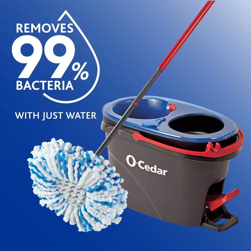 NEW Easy Wring Spin Mop & Bucket System – Deep Clean with Microfiber Efficiency