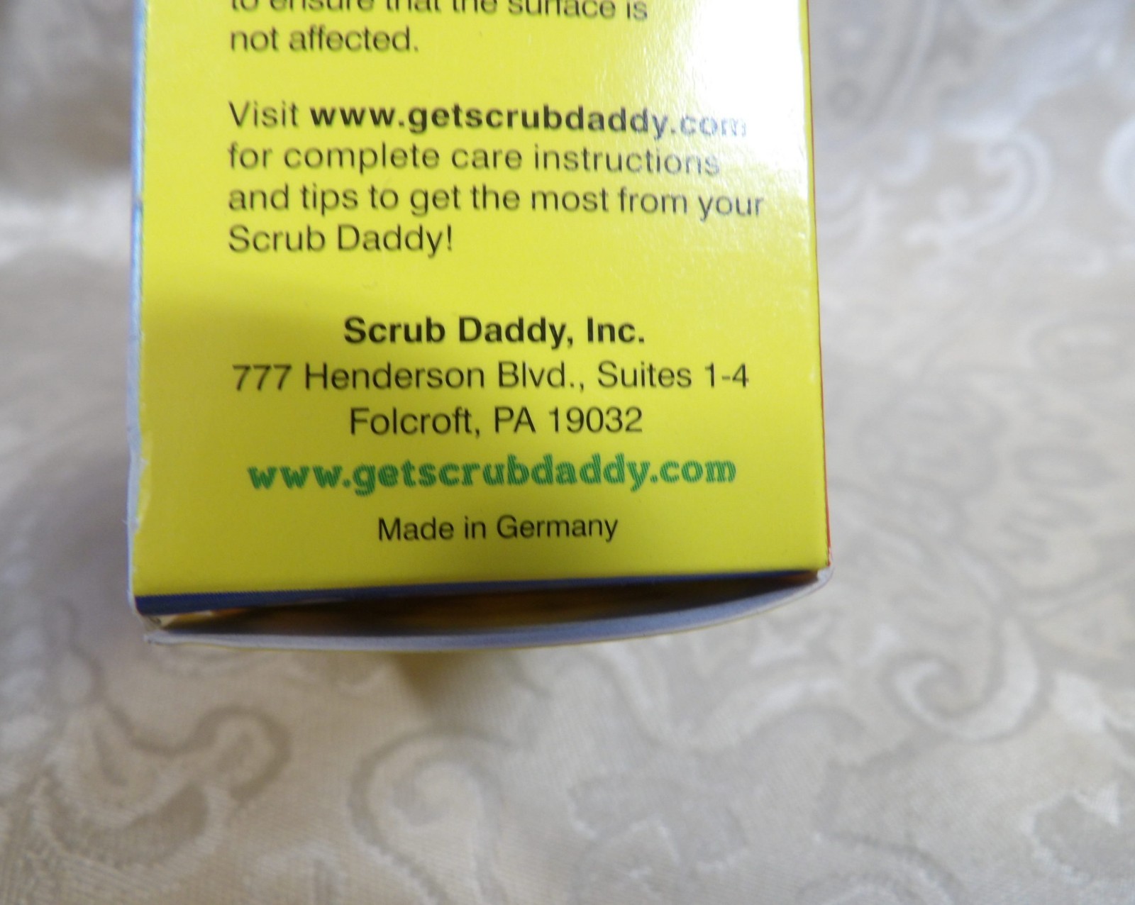 New! Lot 3 Vintage Scrub Daddy Lemon Scent Sponge Made in Germany