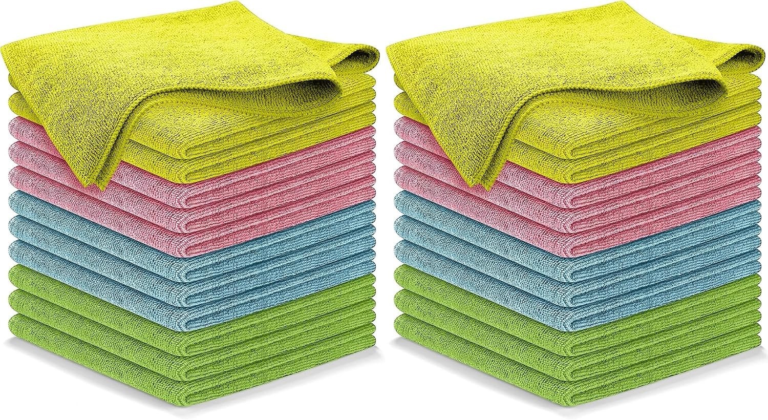 Grip-Root Weave Microfiber Cleaning Cloths – 1200 Washes – 12.5″x12.5″ 24 Count