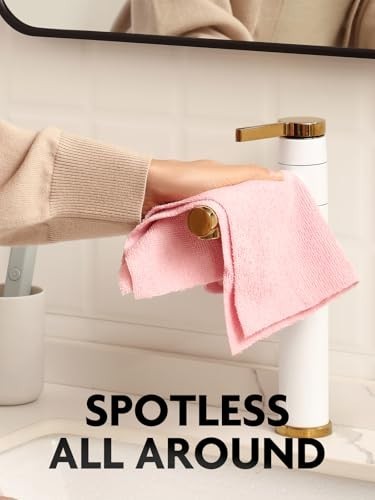 Microfiber Cleaning Cloth Roll 75 Count 12×12 Inch Tear Away Towels Reusable