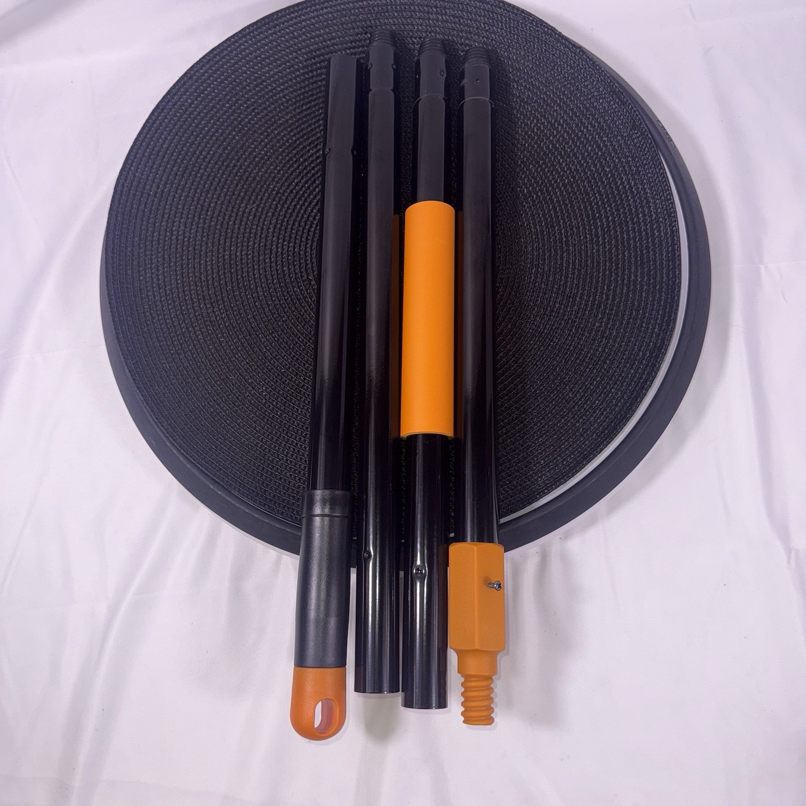 Heavy Duty Push Broom Brush for Floor Cleaning with Handle and Stiff Bristle