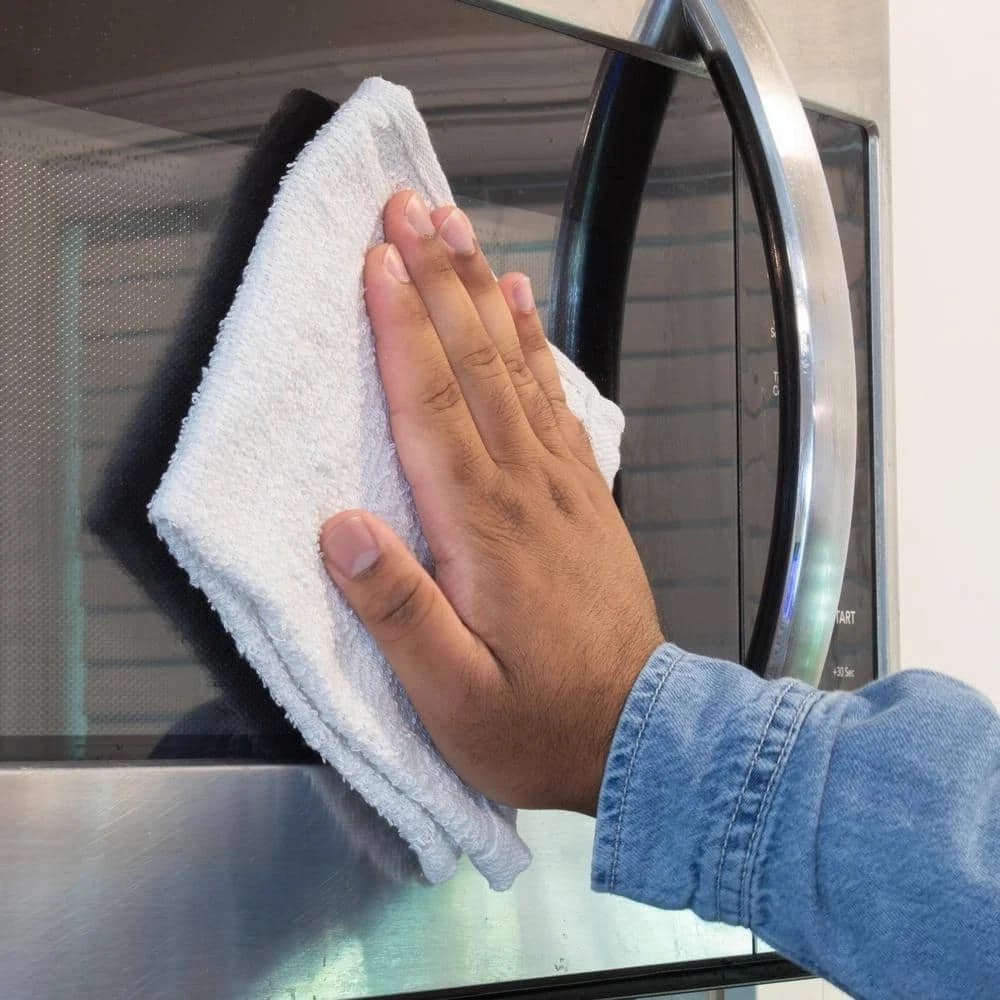 HDX Terry Towels 14″x14″ (100 Pack) (Washable, Reusable, Multi-Purpose)