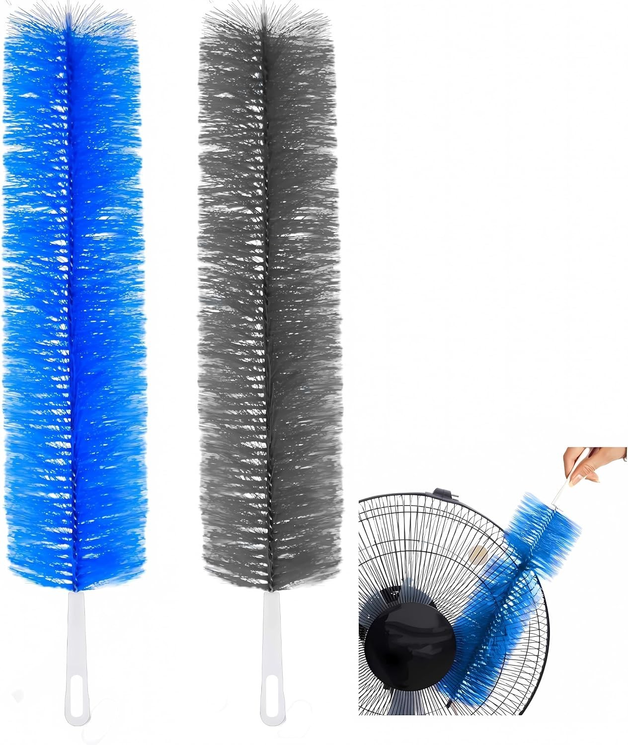 Bendable Microfiber Duster, Fan Cleaner Brush, Fan Brush Cobweb Duster Microf…