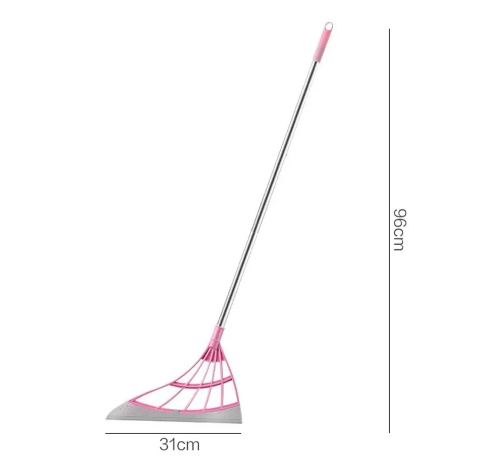 Silicone Scraper Broom Magic Wiper – Floor Mop & Glass Cleaner for Bathroom