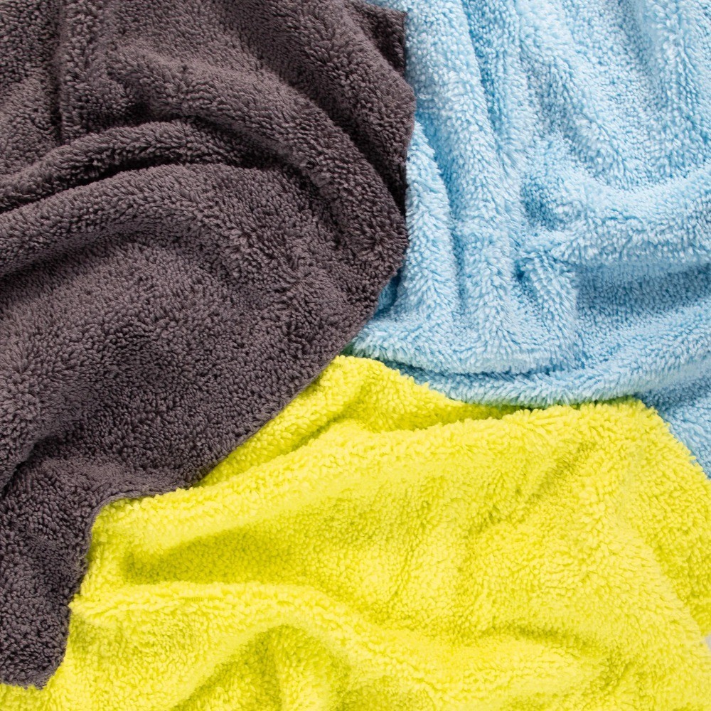 Microfiber Car Wash Towels 15×15 Inch Soft Cleaning Cloths for Detailing Glass