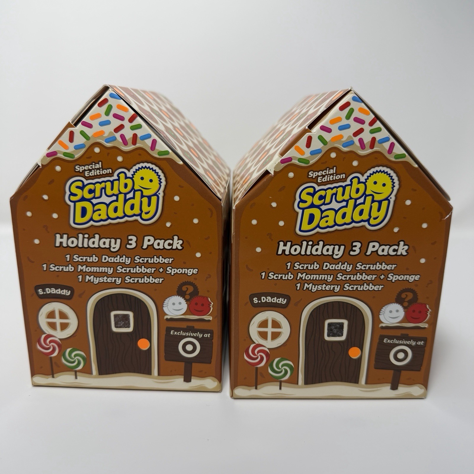 Scrub Daddy Special Edition Holiday 3 Pack – Lot of 2