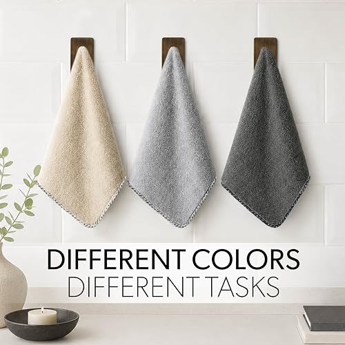 AllSwipe Multi-Purpose Microfiber Towels, Car Interior, Home and 9 Pack