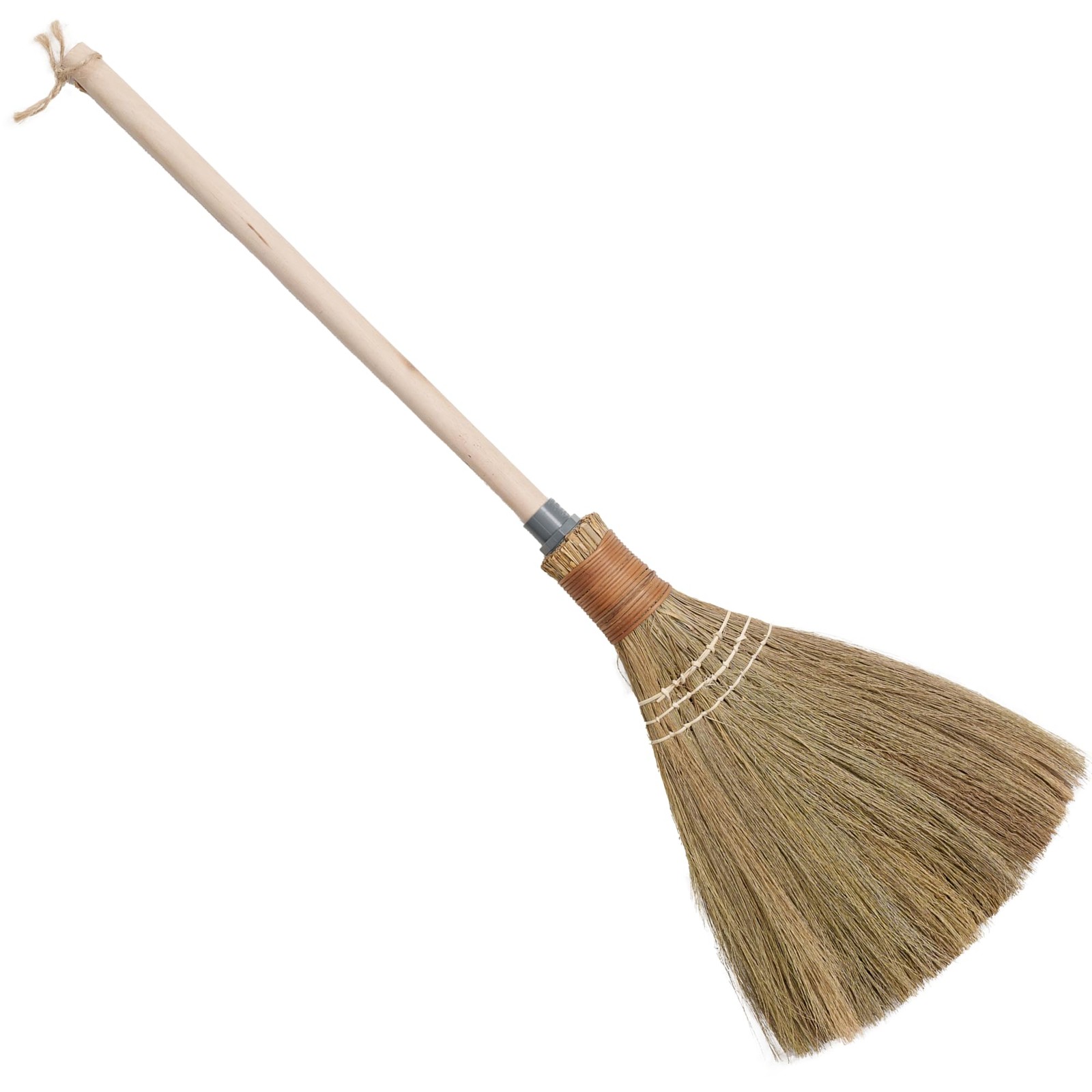 Natural Whisk Sweeping Hand Handle Broom – Vietnamese Straw Soft