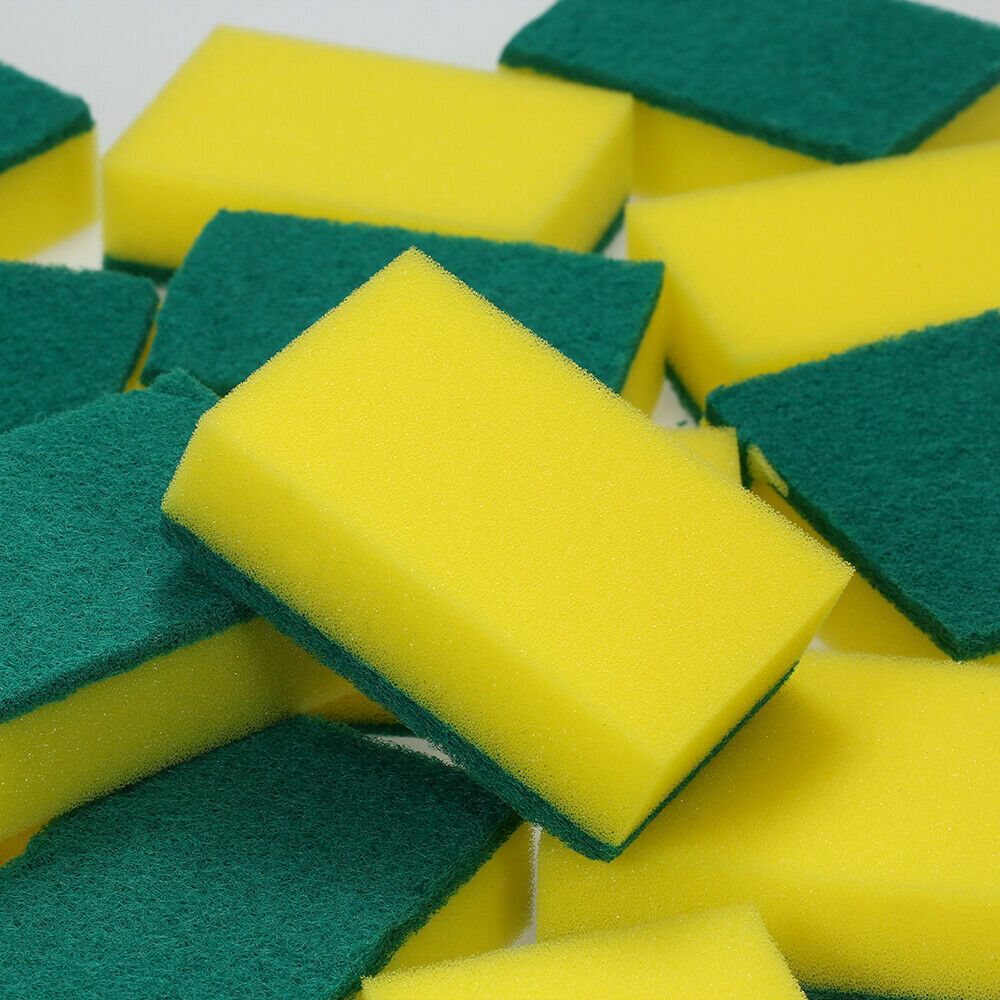 12 Packs Heavy Duty Scrub Sponges Washing Dishes Cleaning Kitchen Dish Sponge