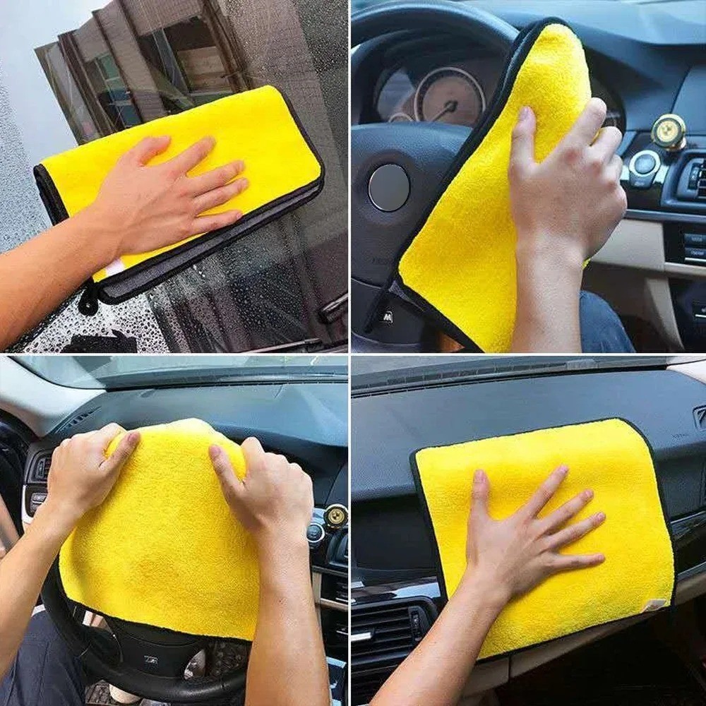 Microfiber Cleaning Cloth Car Wash Towel Drying Rag Car Polishing Detailing