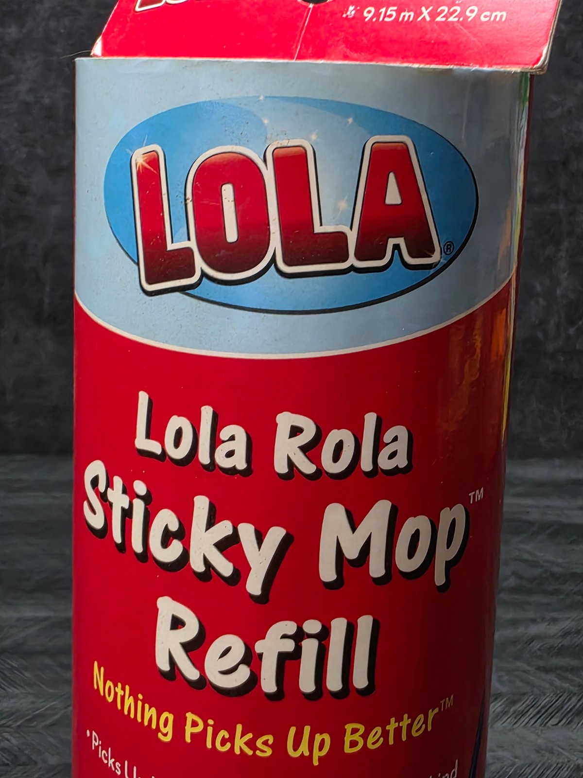 NEW Lola Rola Sticky Mop Refill 30 Original Jumbo Sticky Sheets Use w/ Mop#902